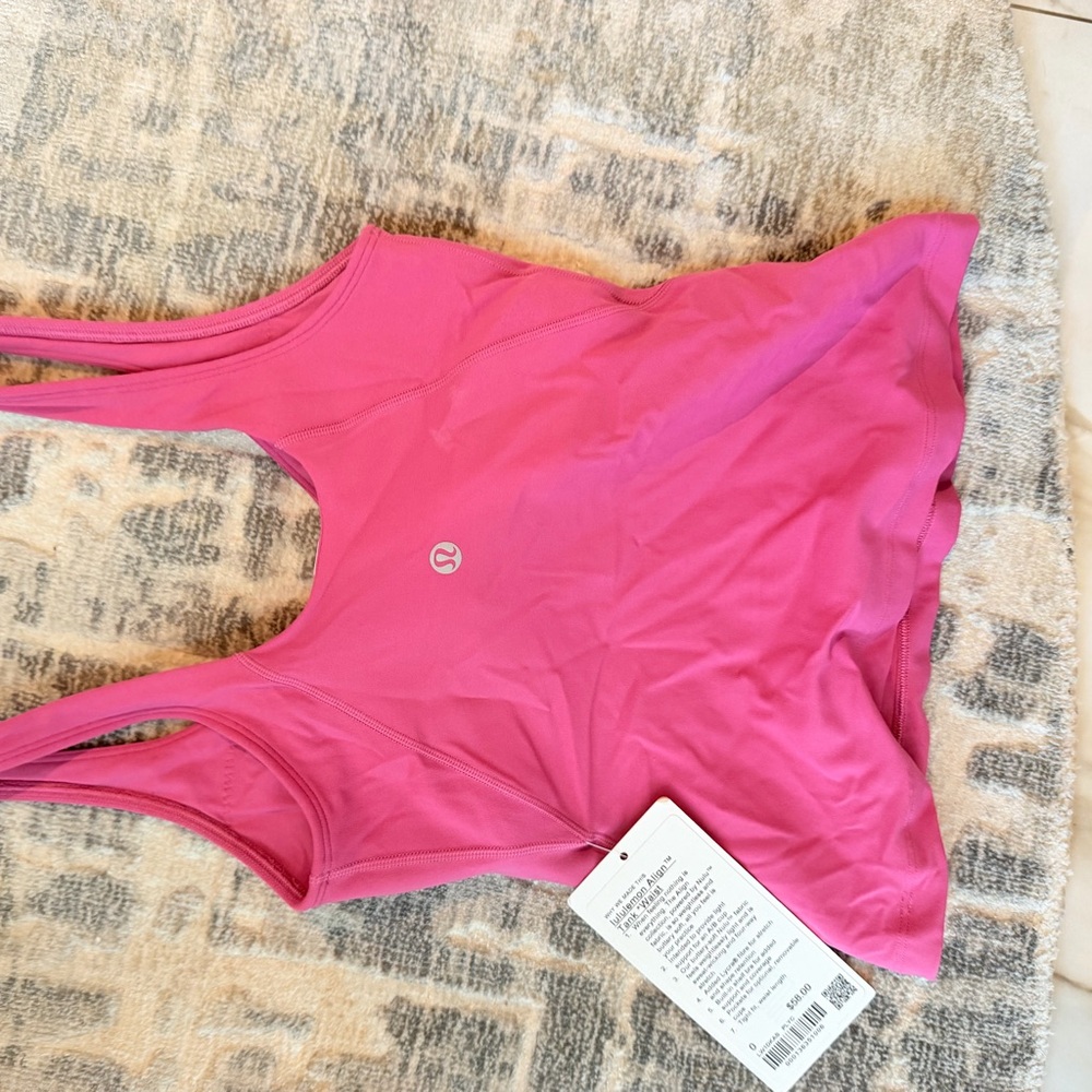 Lululemon Athletica Vibrant Pink Tank Top